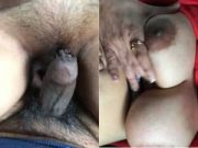 Super horny Desi Bhabhi Shows Her Big Boobs and Fucked in Car
