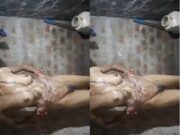 Desi Village Bhabhi bathing and Fucking Hard part 2